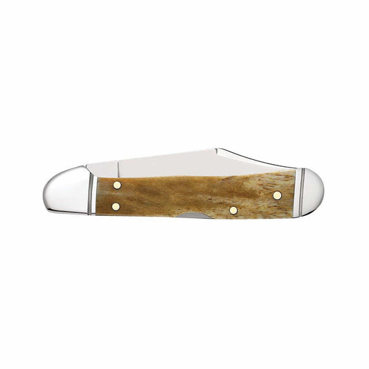 Smooth Antique Bone Mini CopperLock Knife
