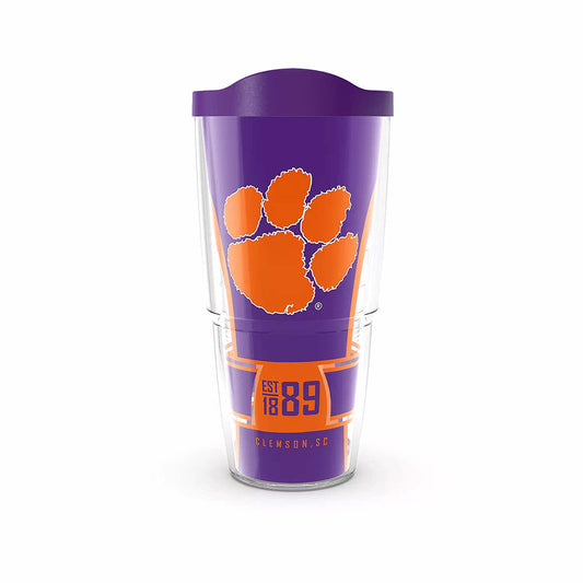 Clemson University Spirit Tumbler - 24 Ounce