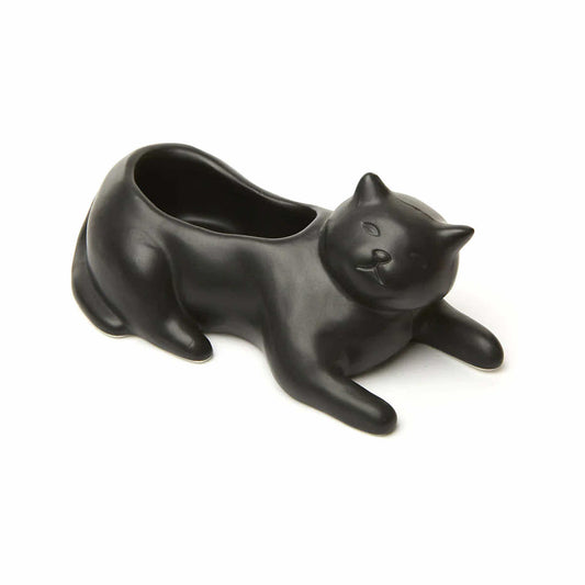 Kikkerland Cosmo The Black Cat Planter