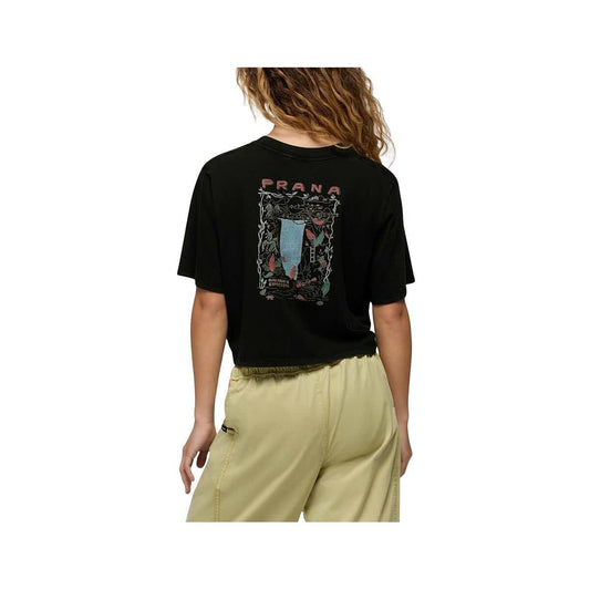 prAna Women's Everyday Paradise Creek Short Sleeve Crop Top