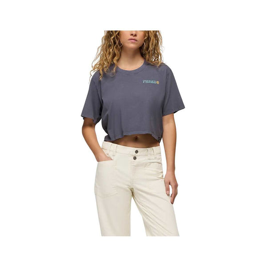 prAna Women's Everyday Good Vibes Short Sleeve Crop Top