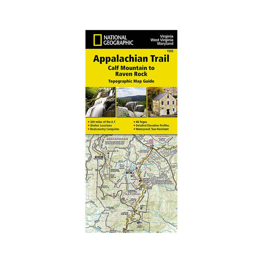 Appalachian Trail: Calf Mountain to Raven Rock Map