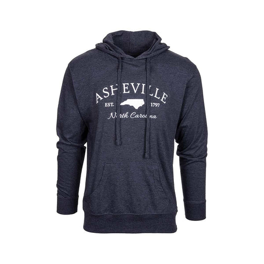 Bay Pointe Asheville North Carolina State Hooded Long Sleeve T-Shirt