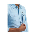 Wrangler Men's Mixed Material Long Sleeve Shirt