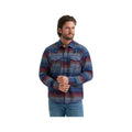 Wrangler Men's Retro Premium Long Sleeve Western Printed Snap Shirt