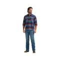 Wrangler Men's Retro Premium Long Sleeve Western Printed Snap Shirt