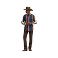 Wrangler Men's Vintage-Inspired Brushpopper Long Sleeve Western Snap Shirt