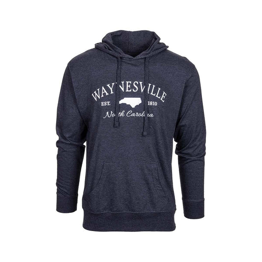 Bay Pointe Waynesville North Carolina State Hooded Long Sleeve T-Shirt