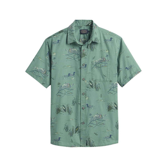 Pendleton Men's Short Sleeve Shoreline Cotton Shirt