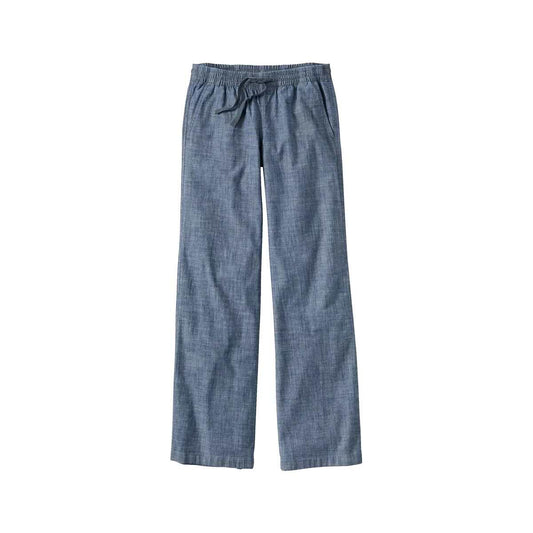 L.L.Bean Women's Lakewashed Pull-On Mid-Rise Chino Pants - Curvy