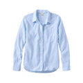 L.L.Bean Women's Bean's Seacoast Seersucker Big Long Sleeve Shirt - Curvy