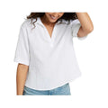 L.L.Bean Women's Cloud Gauze Elbow Sleeve Polo Shirt