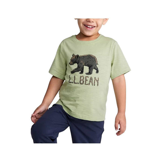 L.L.Bean Toddler Bear Glow-in-the-Dark Short Sleeve Graphic T- Shirt