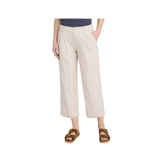 L.L.Bean Women's Lakeside Linen-Blend Cropped Pants