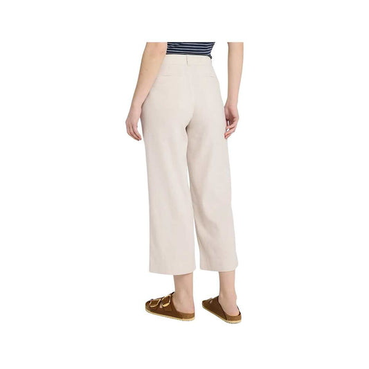 L.L.Bean Women's Lakeside Linen-Blend Cropped Pants