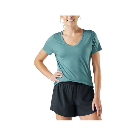 Smartwool Women's Active Ultralite V-Neck Short Sleeve Shirt