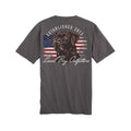 Local Boy Outfitters Men's Patriotic Pup Short Sleeve T-Shirt