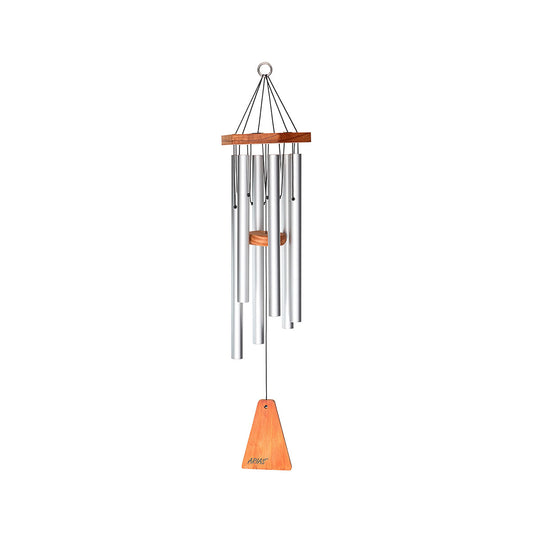 Arias Wind Chime - 29 Inch - Satin Silver