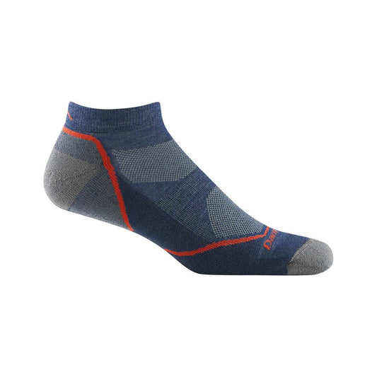 Men's Light Hiker No Show Lightweight Hiking Socks Denim