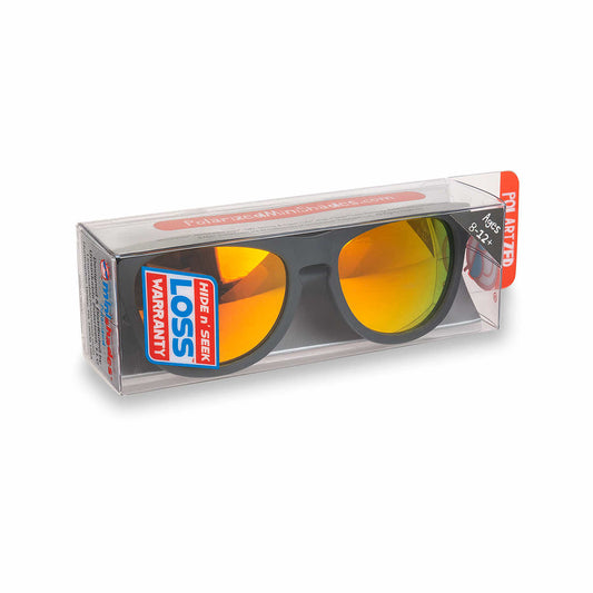 Kids' Mini Shades Polarized Battleship Grey Sunglasses - Ages 8-12+