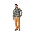 Carhartt Men's Rugged Flex Relaxed Fit Midweight Flannel Long Sleeve Plaid Shirt - Tall