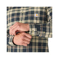 Carhartt Men's Rugged Flex Relaxed Fit Midweight Flannel Long Sleeve Plaid Shirt - Tall