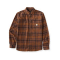 Carhartt Men's Rugged Flex Relaxed Fit Midweight Flannel Long Sleeve Plaid Shirt