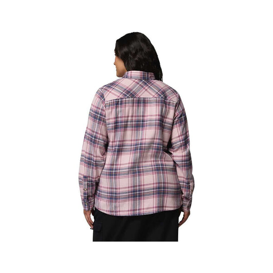 Columbia Women's Calico Basin Flannel Long Sleeve Shirt - Curvy