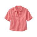 L.L.Bean Women's Cloud Gauze Elbow Sleeve Polo Shirt