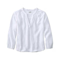 L.L.Bean Women's Cloud Gauze Splitneck Popover 3/4 Sleeve Shirt