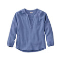 L.L.Bean Women's Cloud Gauze Splitneck Popover 3/4 Sleeve Shirt