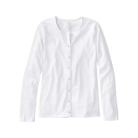 L.L.Bean Women's Pima Long-Sleeve Cotton T- Shirt