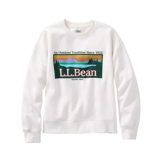 L.L.Bean Women's Essential Logo Crewneck Sweatshirt