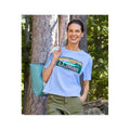 L.L.Bean Women's Sunwashed Short Sleeve Crop Boxy Logo T-Shirt