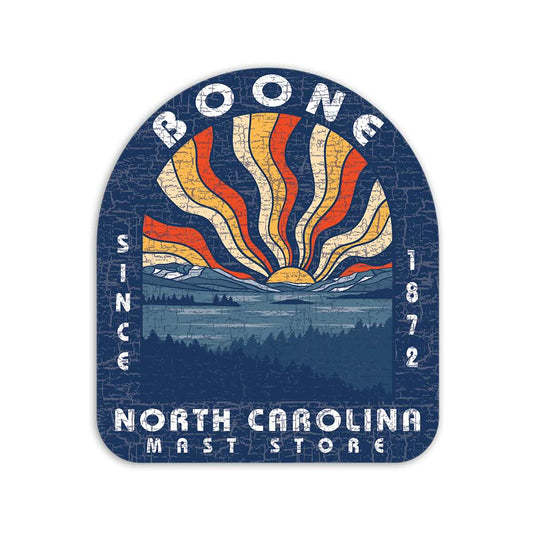 TGT Mast General Store Boone Sunburst Sticker