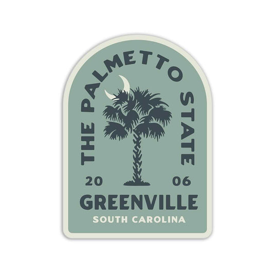 TGT Greenville Palmetto State Sticker