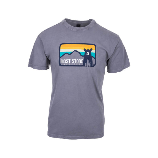 Bum Wraps Mast Store Outfitters The Bear Short Sleeve T-Shirt Grey