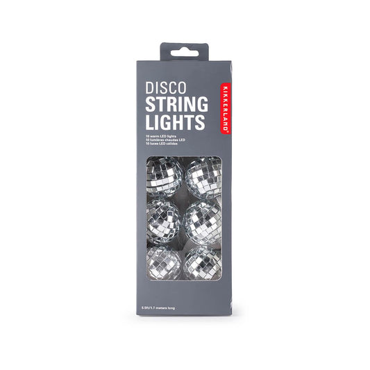 Kikkerland Disco String Lights