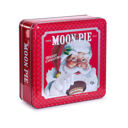 Chattanooga Bakery Santa MoonPie Tin