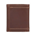 Carhartt Men's Leather Triple-Stitched Trifold Wallet