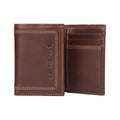 Carhartt Men's Leather Triple-Stitched Trifold Wallet