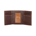 Carhartt Men's Leather Triple-Stitched Trifold Wallet