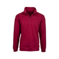 Taylor Dry Goods Men's Quarter Zip Sweater, Bordeaux