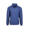 Taylor Dry Goods Men's Quarter Zip Sweater, Navy Heather