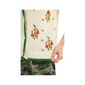 JODIFL Women's Floral Short Sleeve Embroidered Cardigan Sweater