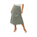 Be Cool Women's Elastic Waistband Printed Midi Skirt