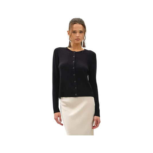 Be Cool Women's Ultra Soft Essential Button Up Cardigan