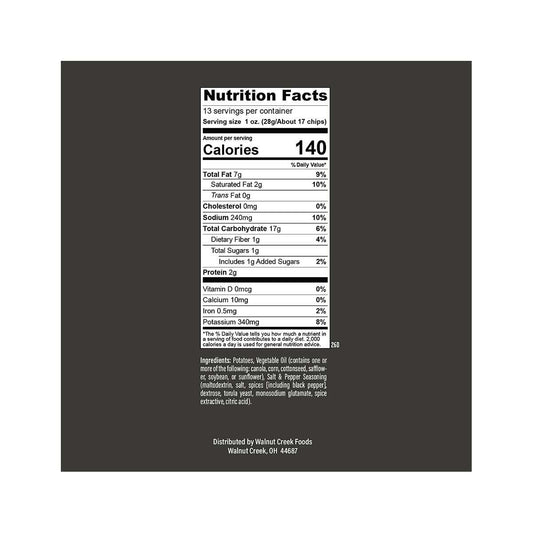 Walnut Creek Foods Kettle Cooked Salt & Pepper Potato Chips