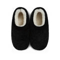 Snoozies Women's Fireside Faux Fur Slippers, Black, alternate view 1