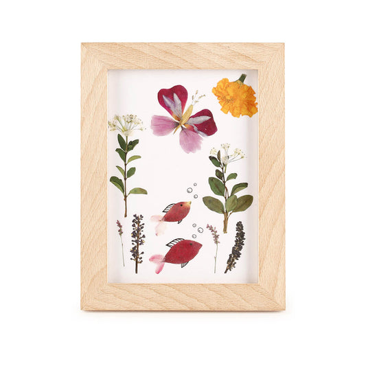 Kikkerland Pressed Flower Frame Art DIY Craft Kit